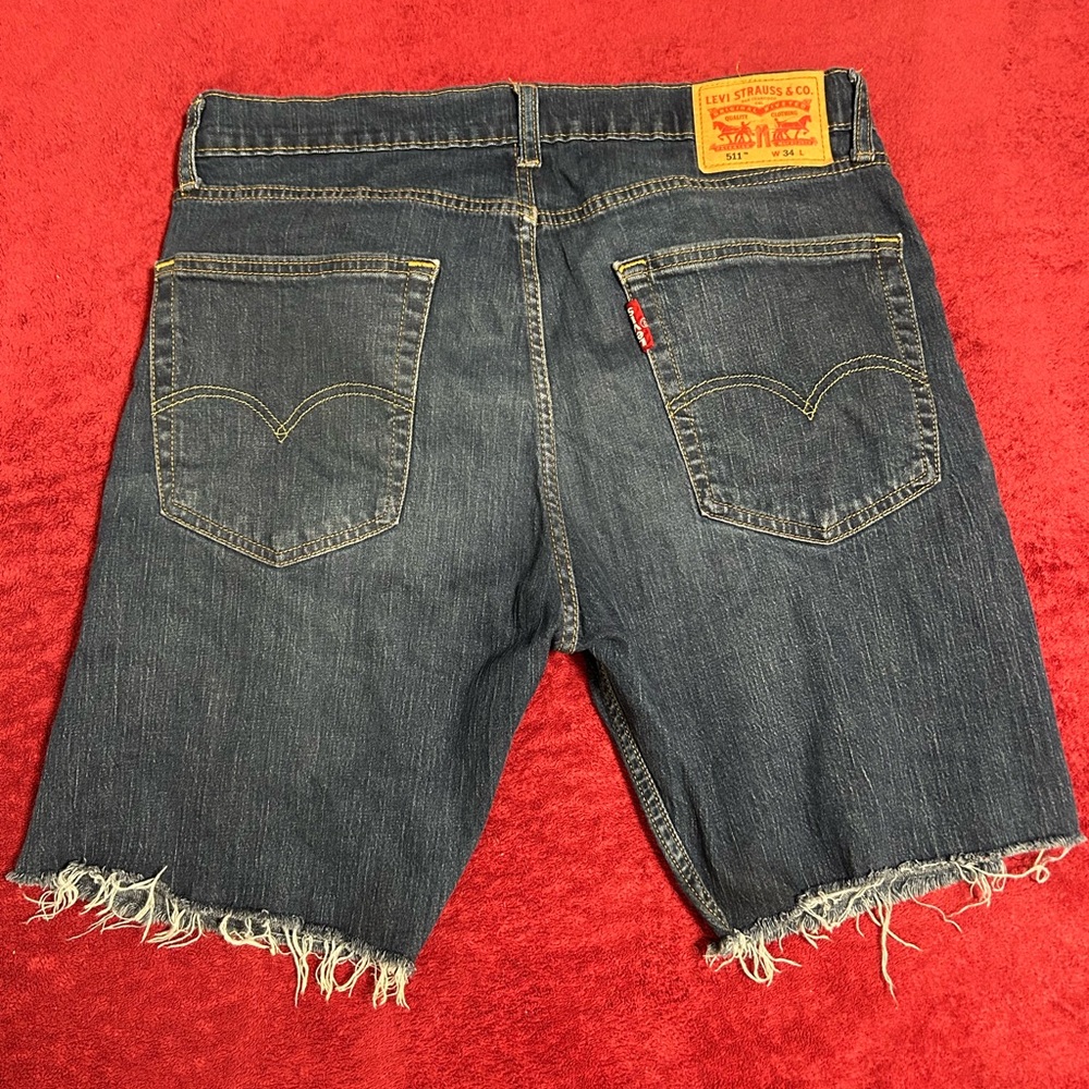 Levi's Men's Blue Denim Shorts